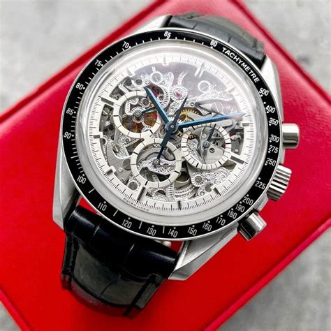 mens omega skeleton watch|omega skeleton speedmaster.